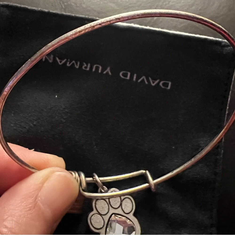 Alex and Ani Paw Prints of Love Bracelet - Picture 7 of 7